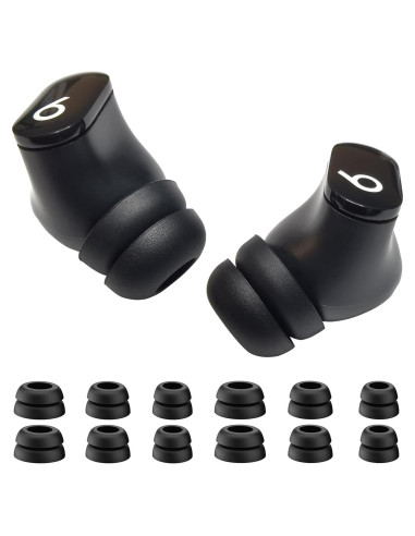 Consejos de Silicona Doble Brida Luckvan para Auriculares Beats