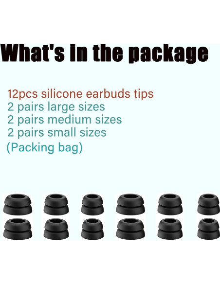 Consejos de Silicona Doble Brida Luckvan para Auriculares Beats