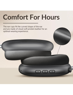 Auriculares Inalámbricos Y02 Wentronic con ANC 60H Bluetooth 5.4 2