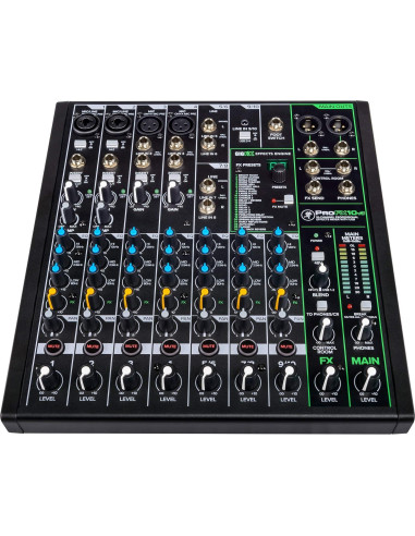 Mackie ProFX10v3 Mezclador Analógico 10 Canales USB con FX