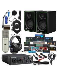 Interfaz de Audio PreSonus AudioBox 96 + Monitores CR4-X + Auriculares HD7