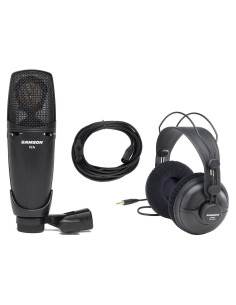 Micrófono de Condensador Samson CL7a + Auriculares SR950