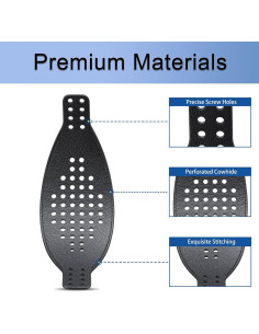 Correa de Diadema Ancha Perforada AHG para Audeze Maxwell MM100 2