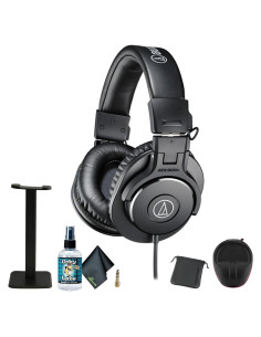 Auriculares de Estudio Audio-Technica ATH-M30x, Negro + Accesorios