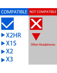 Almohadillas de Reemplazo Fidelio X1S X2 X2HR X3 Terciopelo 2