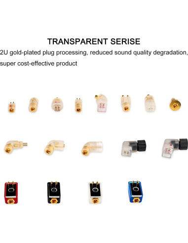 Adaptador FOSTEX macho a hembra MMCX para auriculares HiFi