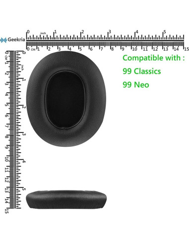 Almohadillas de Reemplazo Geekria para Auriculares Meze 99