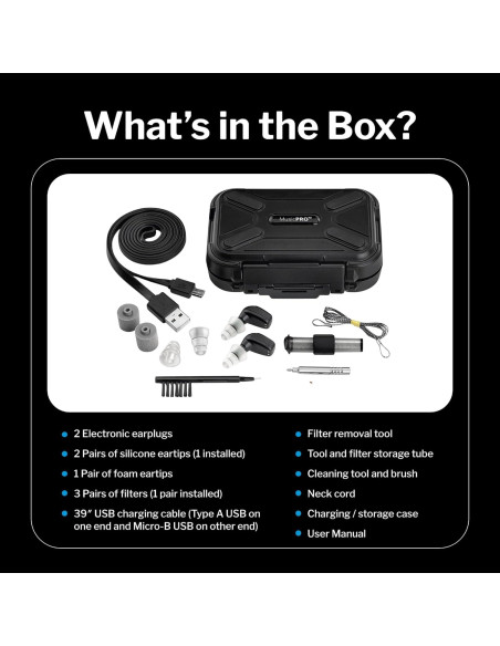 Tapones para oídos Etymotic MusicPro Elite recargables