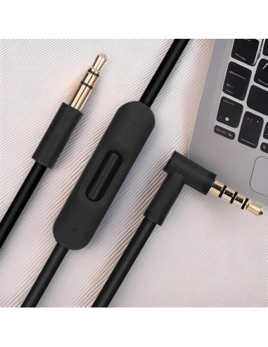 Cable de audio 3.5mm para auriculares Beats - Negro
