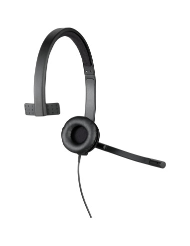 Auricular USB Logitech H570e Mono con Micrófono - Negro
