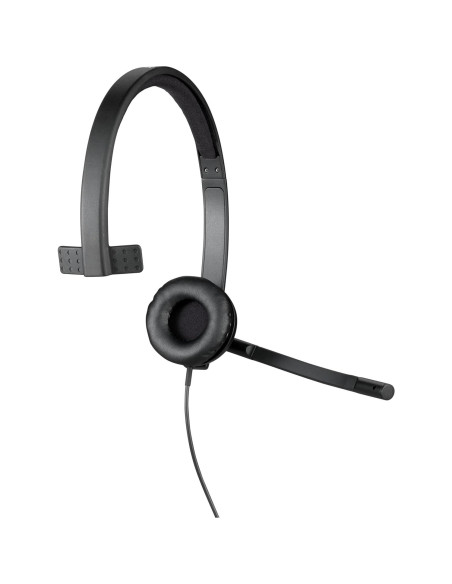 Auricular USB Logitech H570e Mono con Micrófono - Negro
