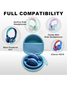 Funda para Auriculares XANAD Kids Verde Menta - Compatible JBL y más 2