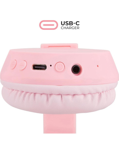 Auriculares Bluetooth Altec Lansing MZX250 Niños Rosa 10h