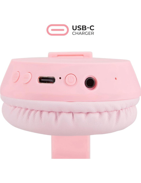 Auriculares Bluetooth Altec Lansing MZX250 Niños Rosa 10h