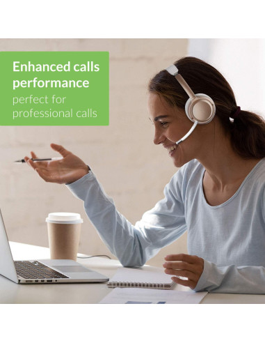 Auriculares Bluetooth Avantree AH6B On Ear con micrófono, 22h