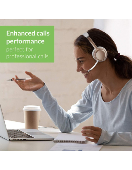 Auriculares Bluetooth Avantree AH6B On Ear con micrófono, 22h