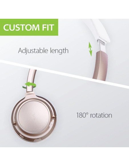 Auriculares Bluetooth Avantree AH6B On Ear con micrófono, 22h