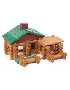 Juguete de Construcción de Madera Joqutoys 90 Piezas para Niños