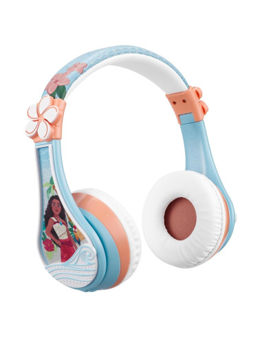 Auriculares Bluetooth Moana KIDdesigns para Niños - 45h Batería