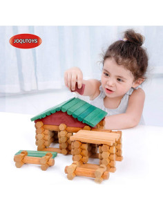 Juguete de Construcción de Madera Joqutoys 90 Piezas para Niños 2