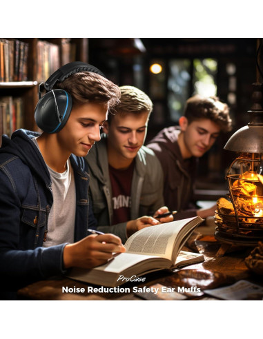 Auriculares ProCase de Reducción de Ruido NRR 28dB Azul