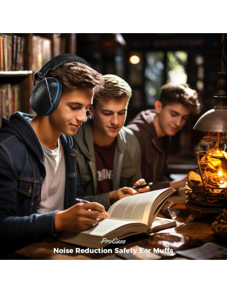 Auriculares ProCase de Reducción de Ruido NRR 28dB Azul