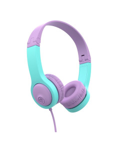 Auriculares Plegables JLab JBuddies Gen 2 Rosa/Aqua para Niños
