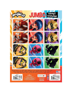 Libro para Colorear Jumbo Miraculous Ladybug 64 Páginas 2