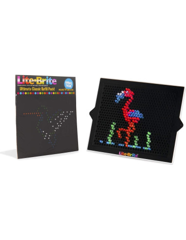 Paquete de Recarga Lite Brite Clásico Ultimate - Animales - 10 Plantillas