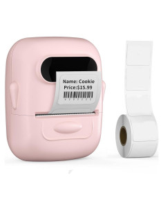Impresora de Etiquetas Térmica PRIMAKNTER P50 Rosa Bluetooth