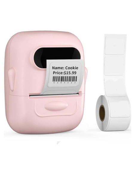 Impresora de Etiquetas Térmica PRIMAKNTER P50 Rosa Bluetooth