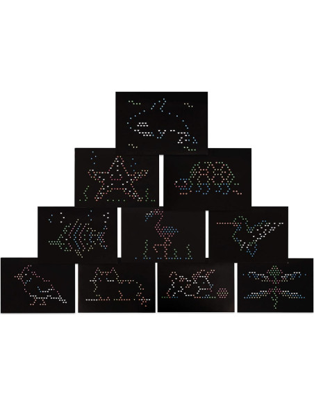 Paquete de Recarga Lite Brite Clásico Ultimate - Animales - 10 Plantillas