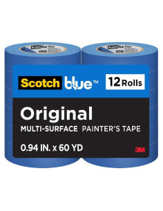 Cinta de Pintura Multi-Superficie ScotchBlue 12 Rollos 2.39 cm