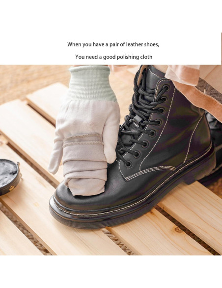 Paño Profesional para Abrillantar Zapatos Sansent 49x13cm Paño Profesional para Abrillantar Zapatos Sansent 49x13cm