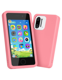 Teléfono Inteligente para Niños GREENCREEK Rosa 3.97" Doble Cámara