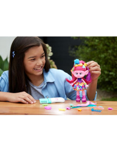 Muñeca Reina Poppy Hair-Tastic Mattel 16.5 cm 15+ accesorios 2