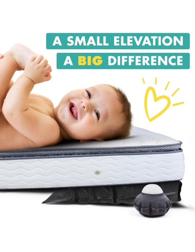 Cojín Inflable Crib Cloud para Reflujo Bebés 66x17.8cm