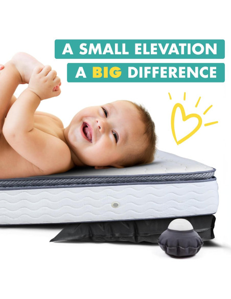 Cojín Inflable Crib Cloud para Reflujo Bebés 66x17.8cm
