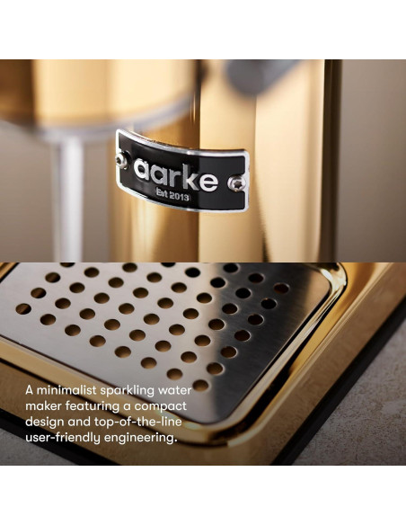 Aarke Carbonator 3 - Máquina de agua con gas 800ml Oro Aarke Carbonator 3 - Máquina de agua con gas 800ml Oro