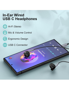 Auriculares Samsung M55 USB C In Ear con Micrófono 2