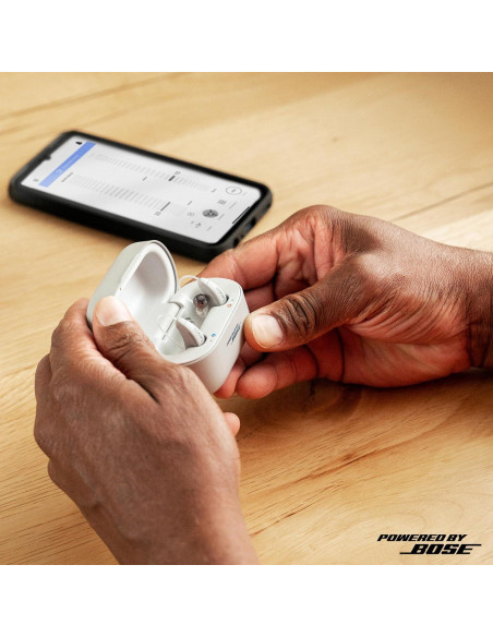 Audífonos OTC Lexie B2 Plus Bose - Recargables Bluetooth - Gris