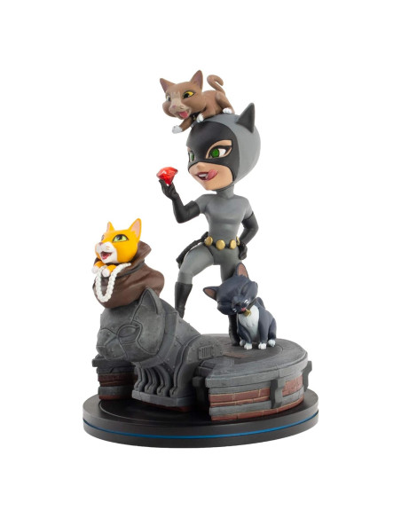 Figura Catwoman Q-Fig Elite QMx 12.7cm Detalles Intrincados Figura Catwoman Q-Fig Elite QMx 12.7cm Detalles Intrincados