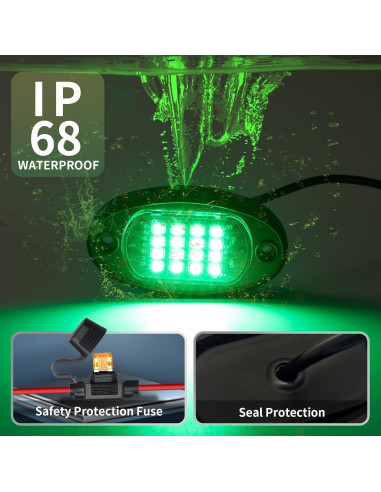 Luces LED RGB Underglow LD DARKEAGLE 16 Pods 12V Impermeables