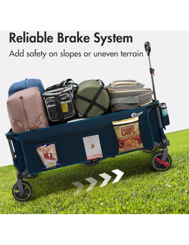 Carro Plegable Portal 51.2" Multi Azul 350 LBS Resistente