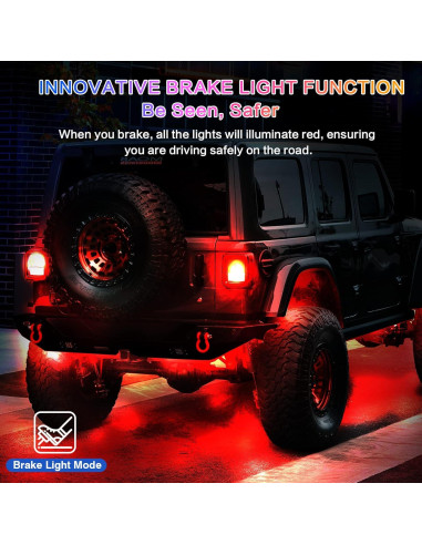 Luces LED RGB Underglow LD DARKEAGLE 16 Pods 12V Impermeables