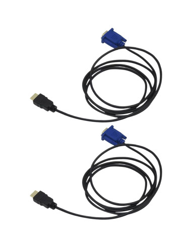 Adaptador HDMI a VGA BGEHHCY 1080P - Paquete de 2 unidades