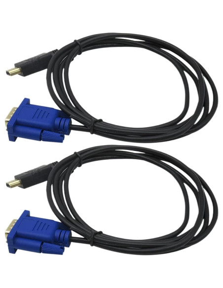 Adaptador HDMI a VGA BGEHHCY 1080P - Paquete de 2 unidades