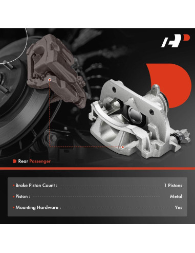Caliper de Freno de Disco A-Premium para Toyota Camry 2018-2024