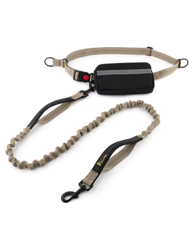 Correa Retráctil Bungee Plutus para Perros Medianos y Grandes