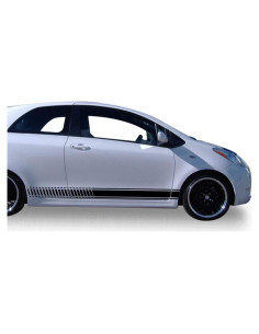 Calcomanías Vinilo Rayas Laterales Bubbles Designs Toyota Yaris